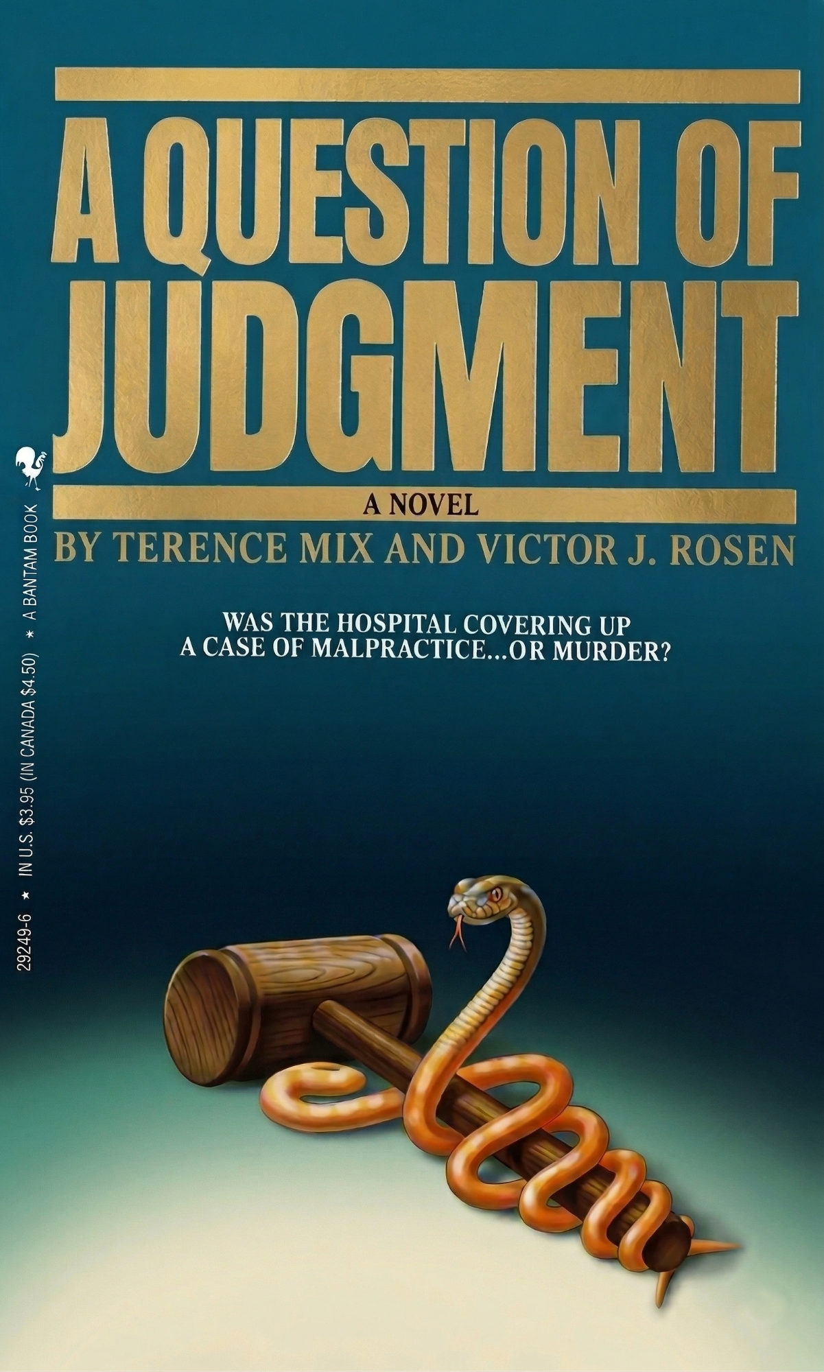 A Question of Judgment by Terence Mix — book cover
