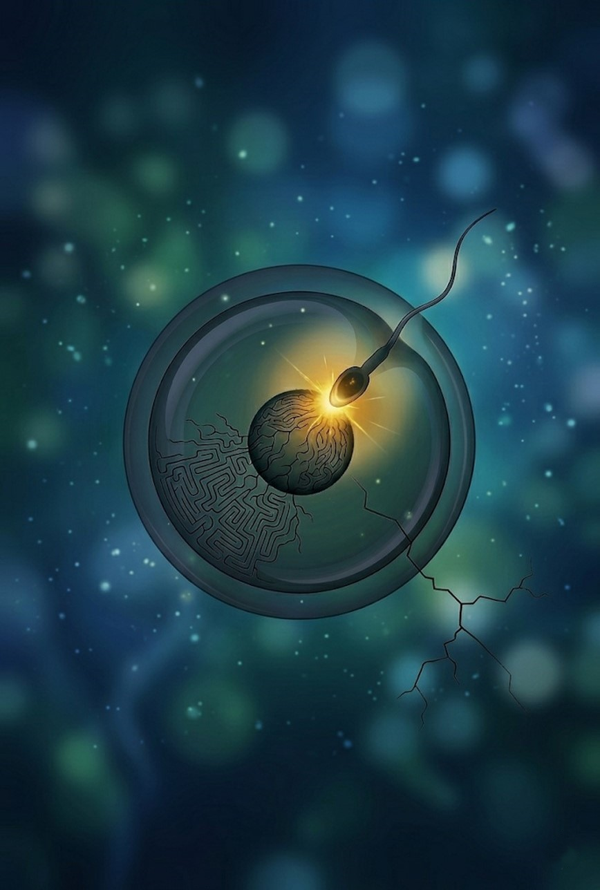Fertilization illustration — The Price of Ovulation by Terence Mix
